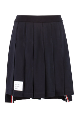 Pleated mini skirt-0